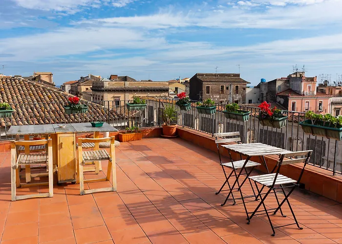 Terrazza Santa Chiara Couette-café Catane