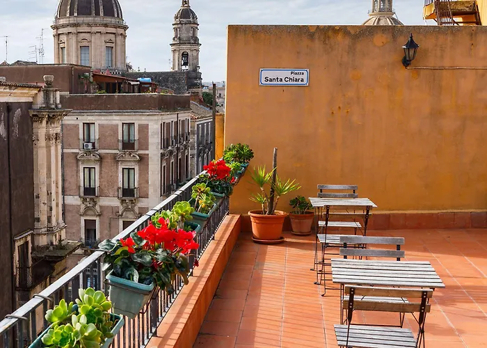Terrazza Santa Chiara Couette-café Catane